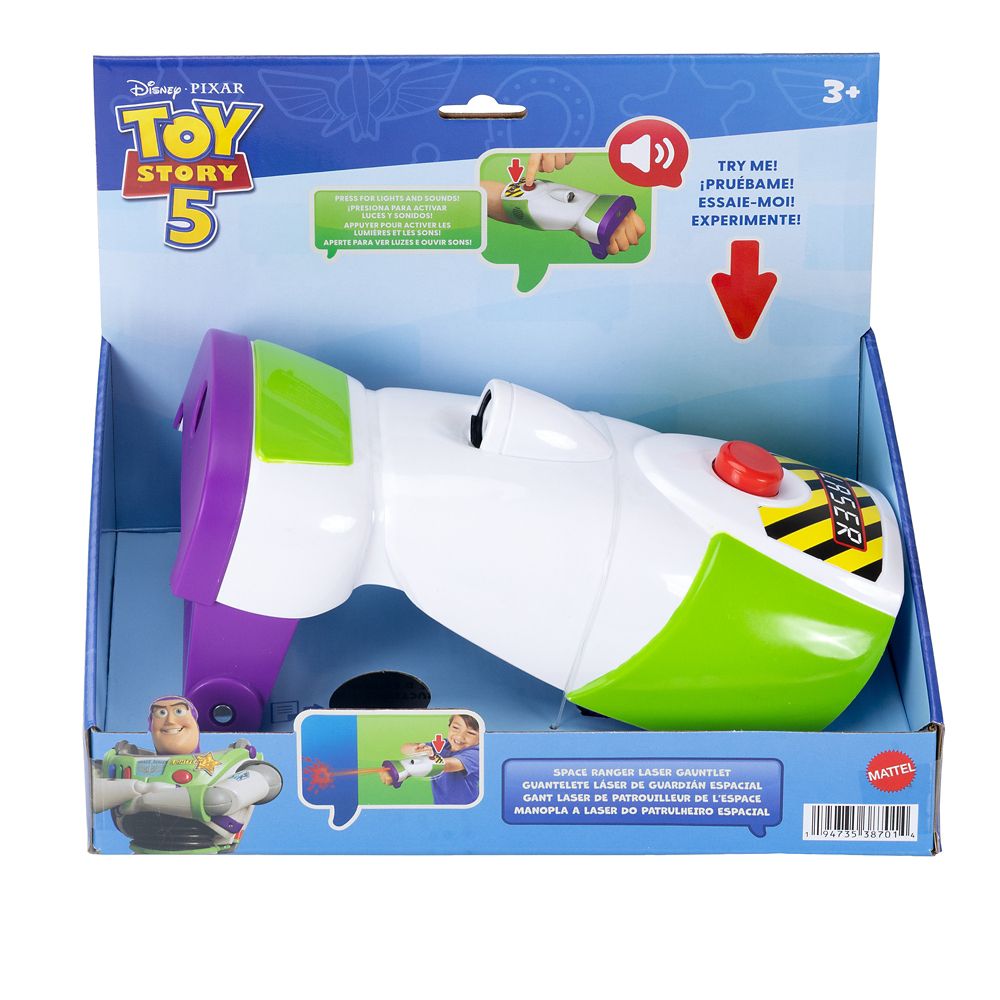 Buzz Lightyear Space Ranger Laser Gauntlet with Sound by Mattel &ndash; Toy Story 5