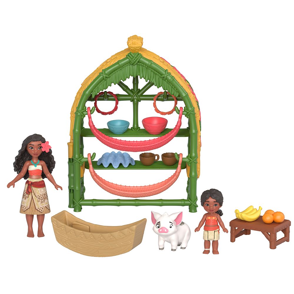 Moana & Simea Village Home Play Set – Moana 2