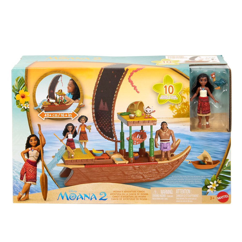 Moana's Adventure Canoe Play Set - Moana 2