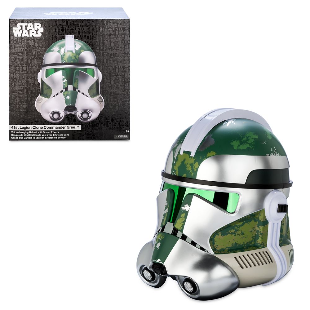 41st Legion Clone Commander Gree Voice-Changing Helmet for Adults Star Wars Official shopDisney