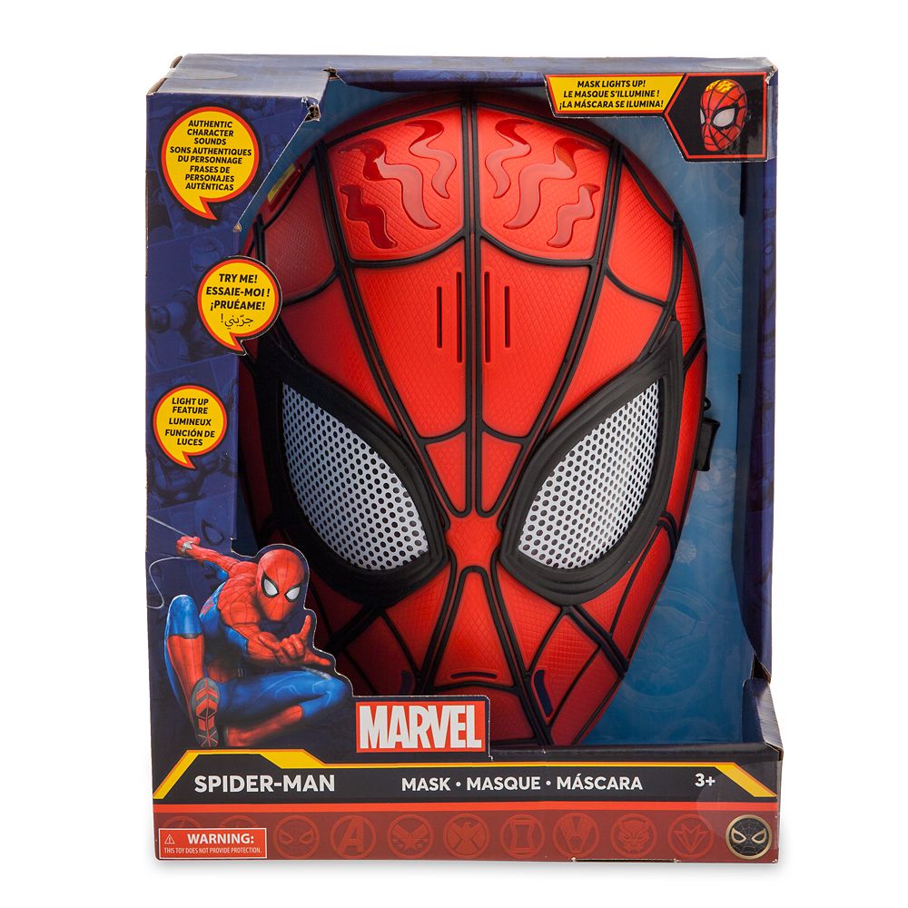 Spider-Man Light-Up Mask with Sound for Kids
