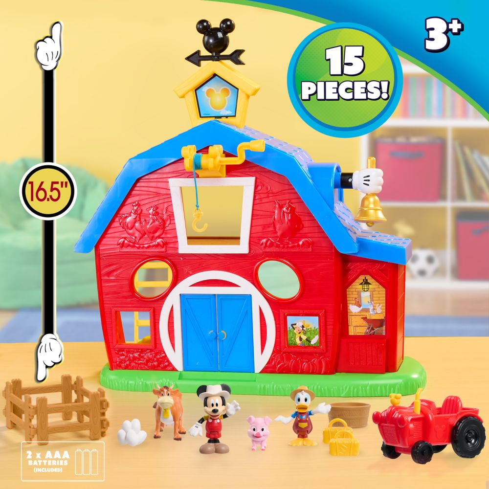 Mickey Mouse and Friends Barnyard Interactive Play Set &ndash; Mickey Mouse Clubhouse