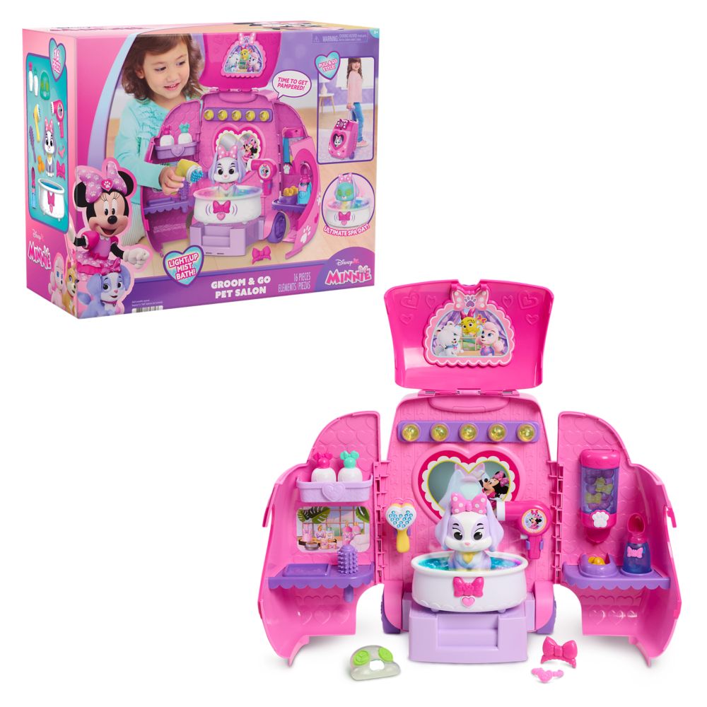 Minnie Mouse Groom and Go Pet Salon Playset &ndash; Minnie&rsquo;s Bow Toons