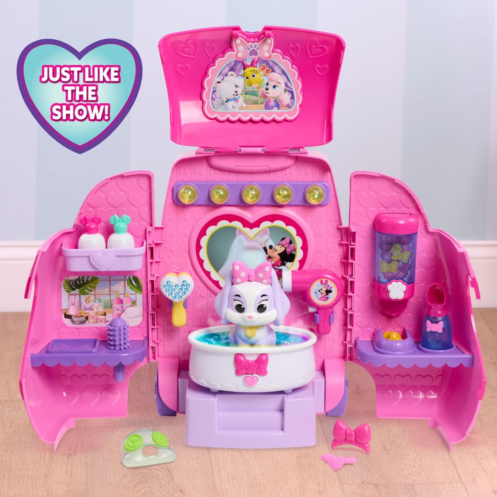 Minnie Mouse Groom and Go Pet Salon Playset &ndash; Minnie&rsquo;s Bow Toons
