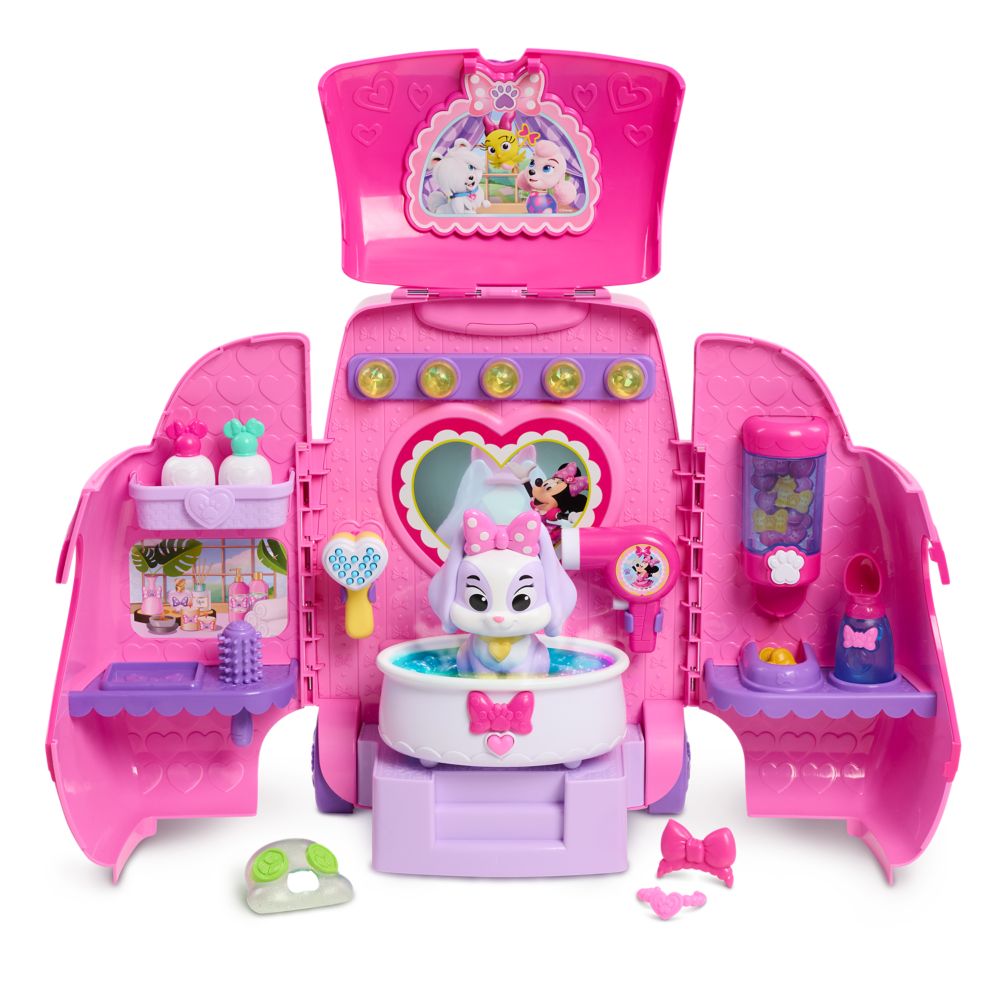 Minnie Mouse Groom and Go Pet Salon Playset &ndash; Minnie&rsquo;s Bow Toons