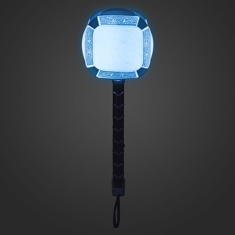 Thor Light-Up Inflatable Mjolnir Hammer with Sound Effects