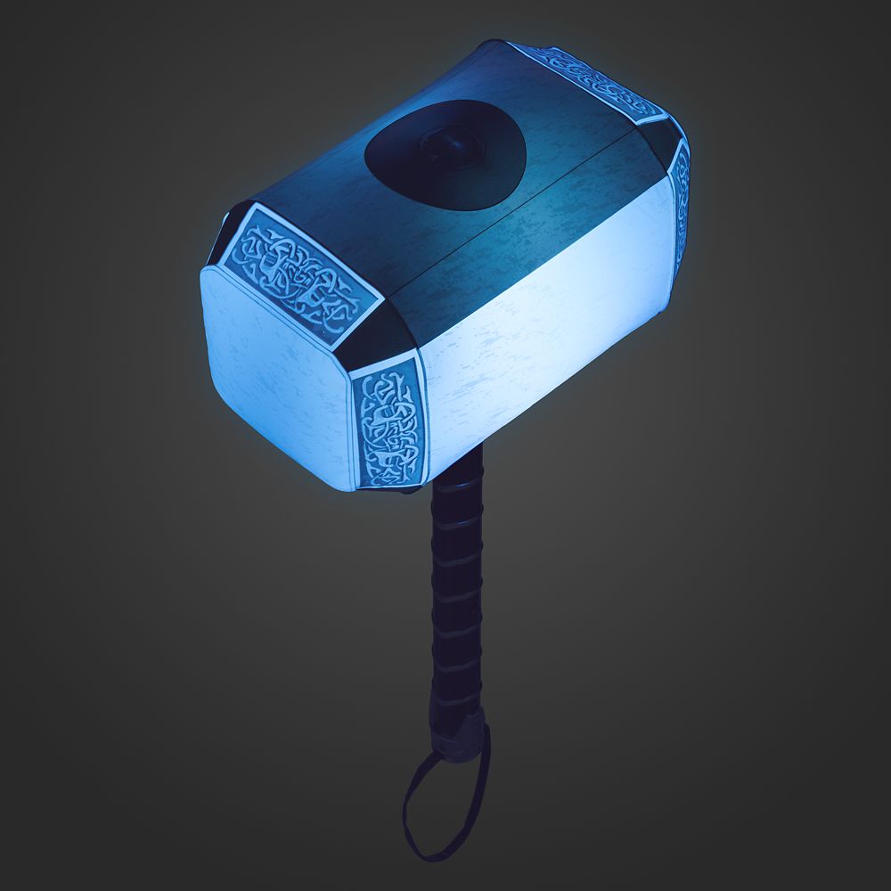 Thor Light-Up Inflatable Mjolnir Hammer with Sound Effects