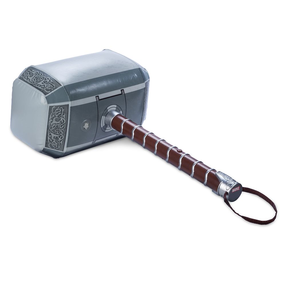 Thor Light-Up Inflatable Mjolnir Hammer with Sound Effects
