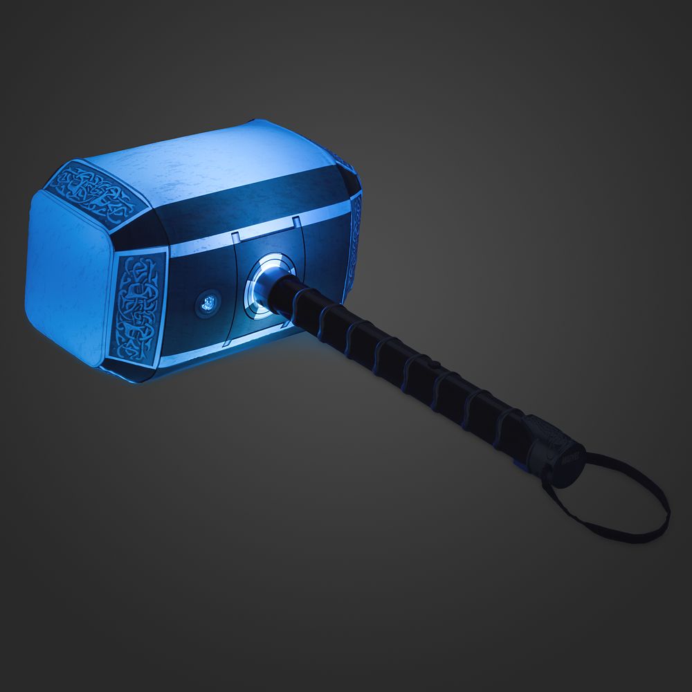 Thor Light-Up Inflatable Mjolnir Hammer with Sound Effects