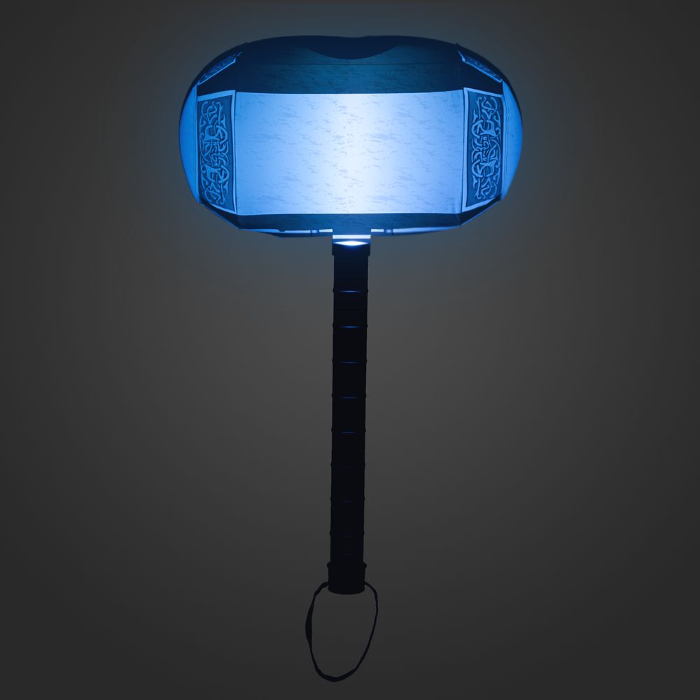 Thor Light-Up Inflatable Mjolnir Hammer with Sound Effects
