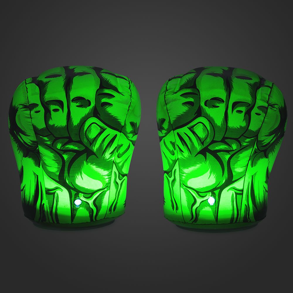 Hulk Light-Up Inflatable Hands with Sound Effects