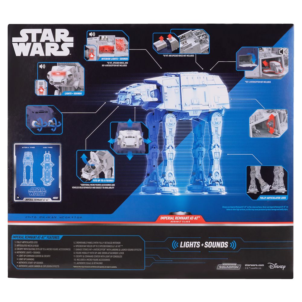 Imperial Remnant AT-AT &ndash; Micro Galaxy Squadron &ndash; Star Wars: The Mandalorian and Grogu
