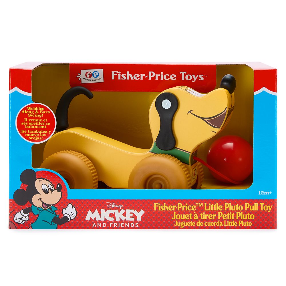Mickey Mouse and Friends Little Pluto Pull Toy by Fisher Price&trade;