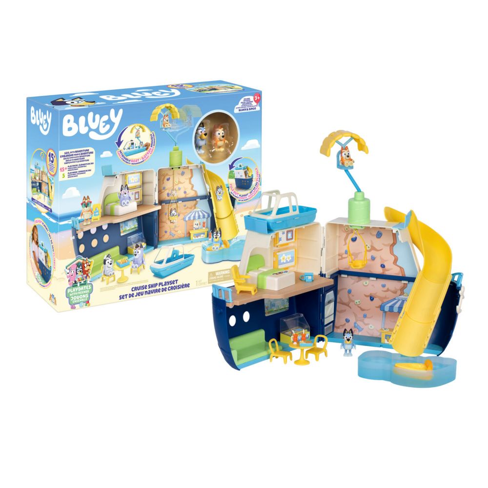 Bluey Cruise Ship Play Set