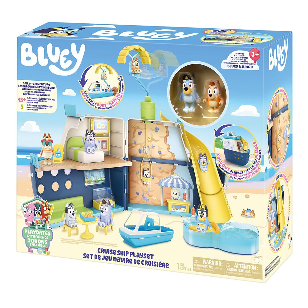 Bluey Cruise Ship Play Set