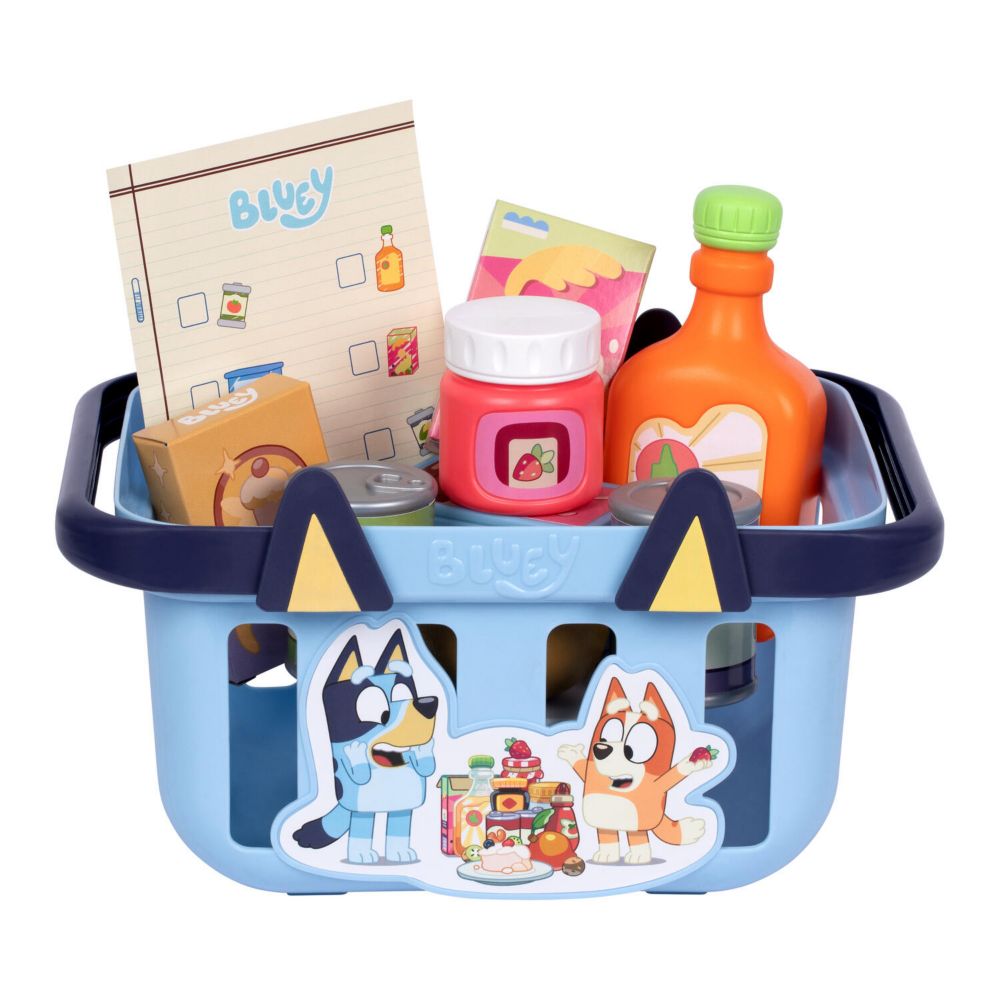 Bluey Shopping Basket Play Set