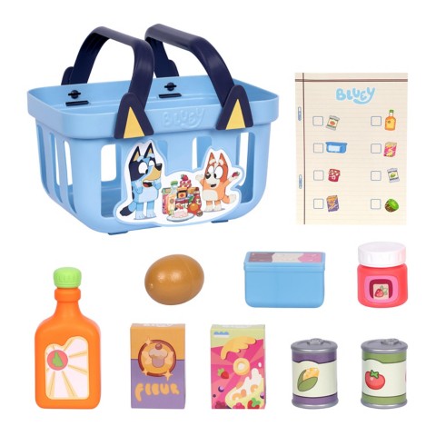 Детские игрушки Disney Bluey Shopping Basket Play Set
