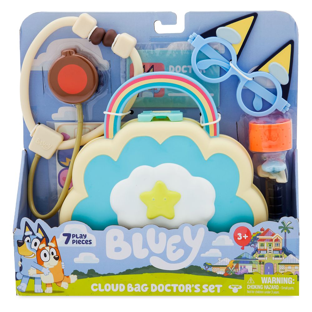 Bluey Cloud Bag Doctor's Set