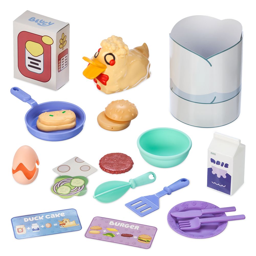Bluey Cook With Chef Bluey Kitchen Play Set