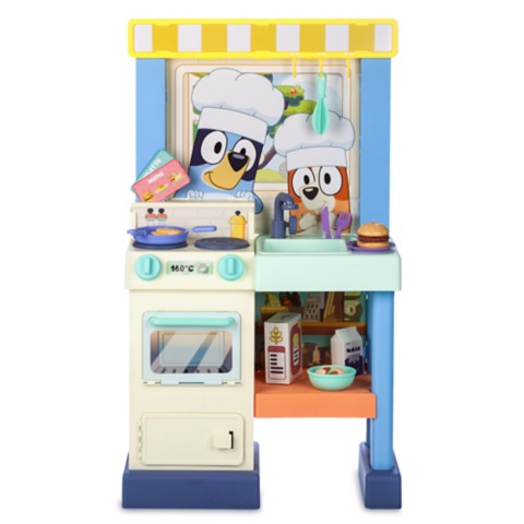 Детские игрушки Disney Bluey: Cook With Chef Bluey Kitchen Play Set