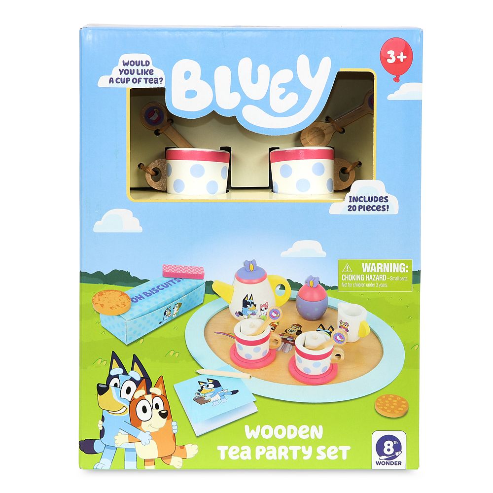 Bluey Wooden Tea Party Set