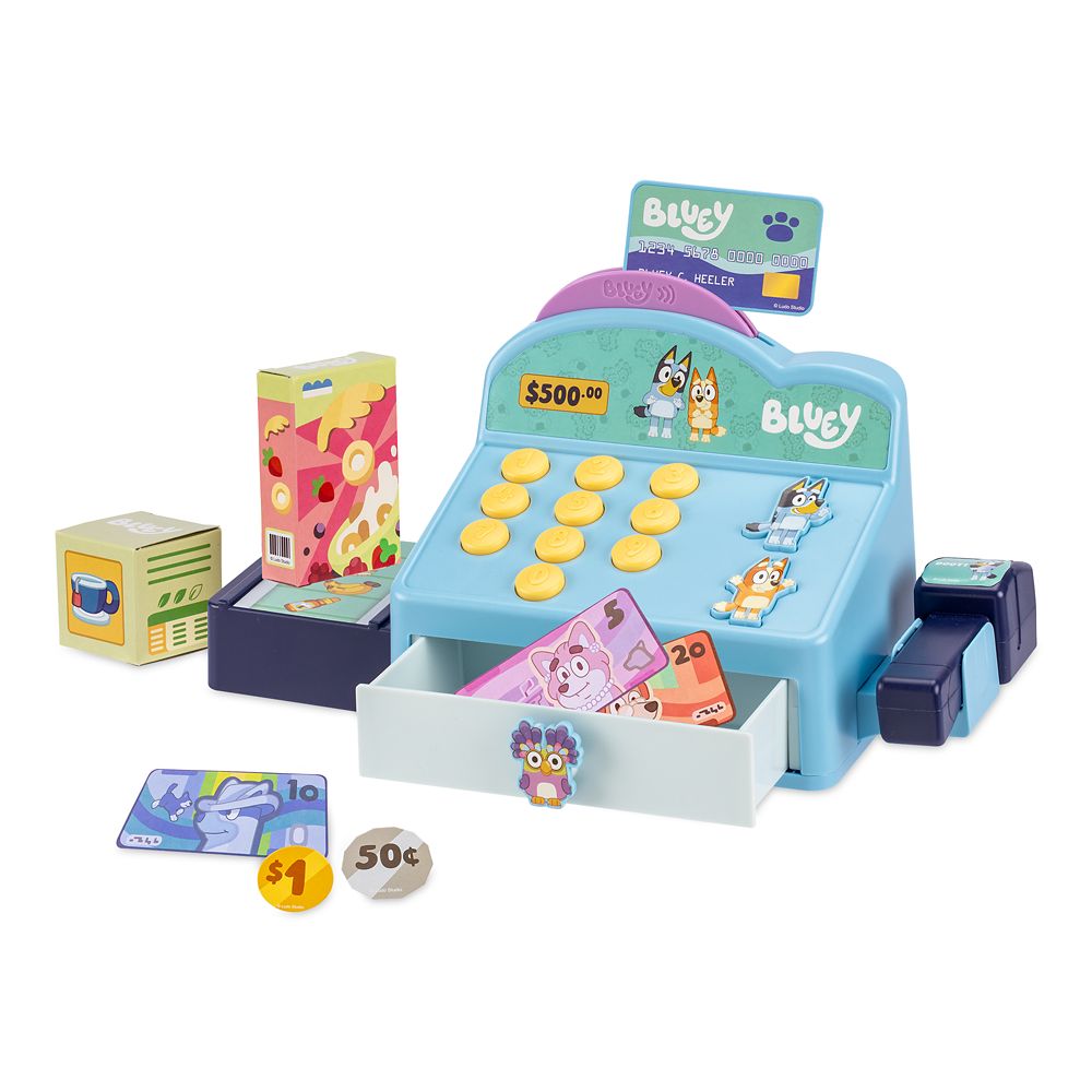 Bluey Cash Register Play Set Official shopDisney