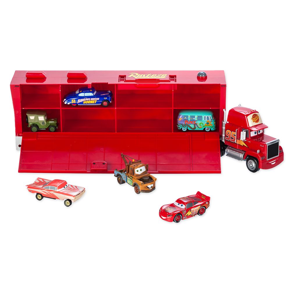 Lightning mcqueen mack truck playset online