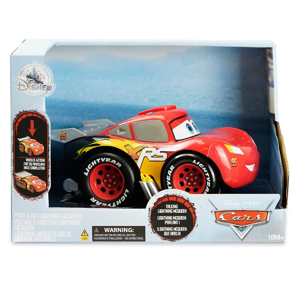 Lightning McQueen Push & Go Talking Vehicle - Cars