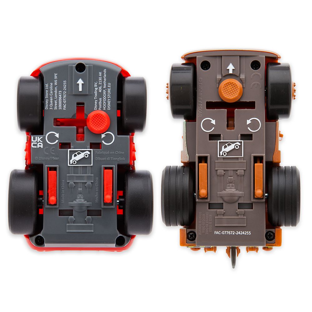 Lightning McQueen and Tow Mater Pullback Stunt Vehicles Set - Cars