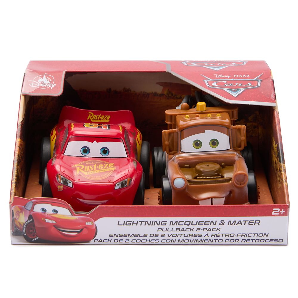 Lightning McQueen and Tow Mater Pullback Stunt Vehicles Set &ndash; Cars