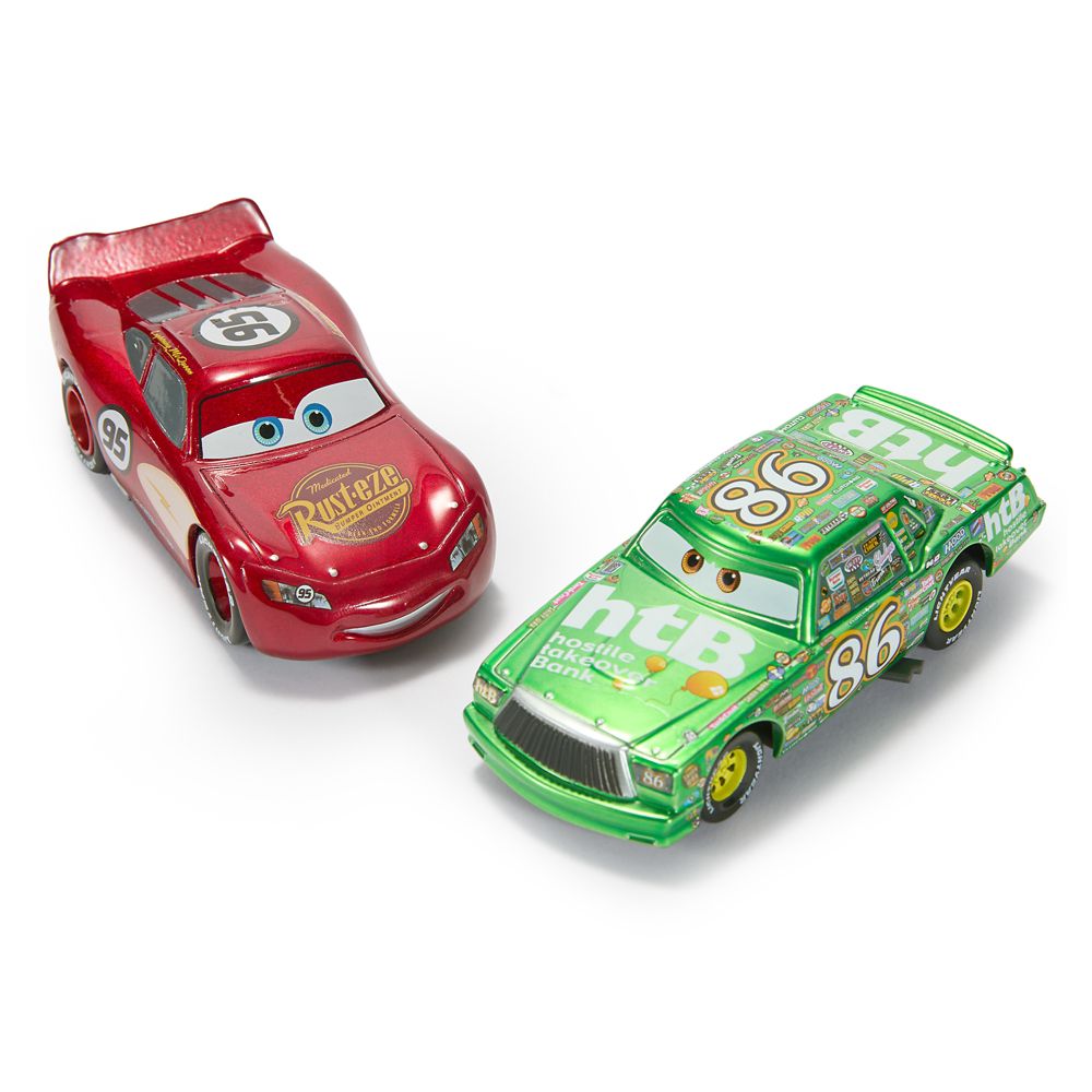 Lightning McQueen and Chick Hicks Die Cast Twin Pack &ndash; Cars