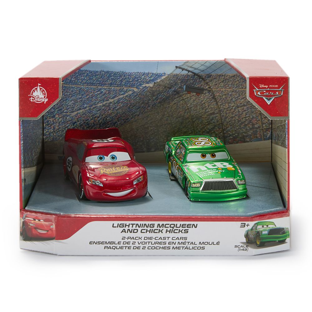 Lightning McQueen and Chick Hicks Die Cast Twin Pack &ndash; Cars