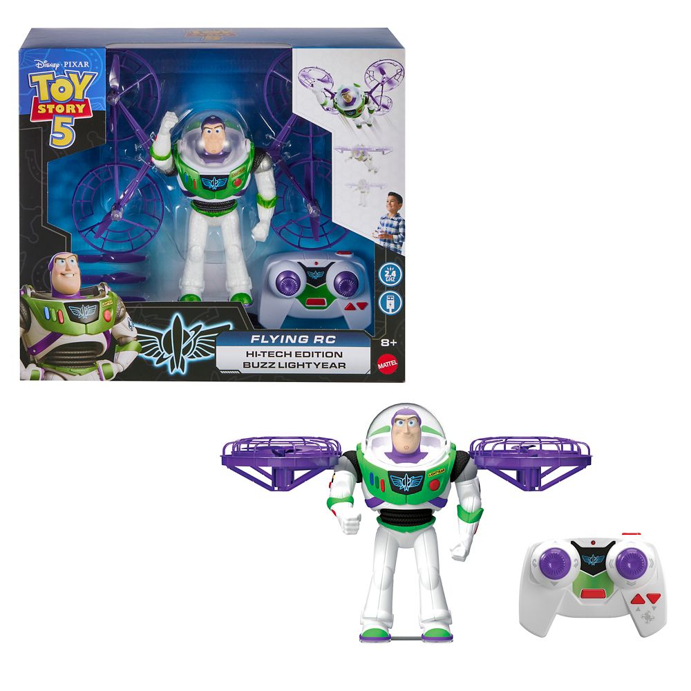 Buzz Lightyear Flying RC Hi-Tech Edition Action Figure &ndash; Toy Story 5
