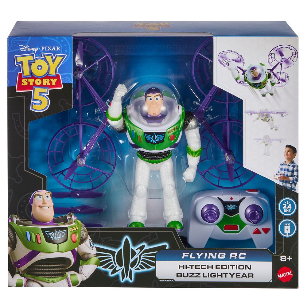 Buzz Lightyear Flying RC Hi-Tech Edition Action Figure &ndash; Toy Story 5