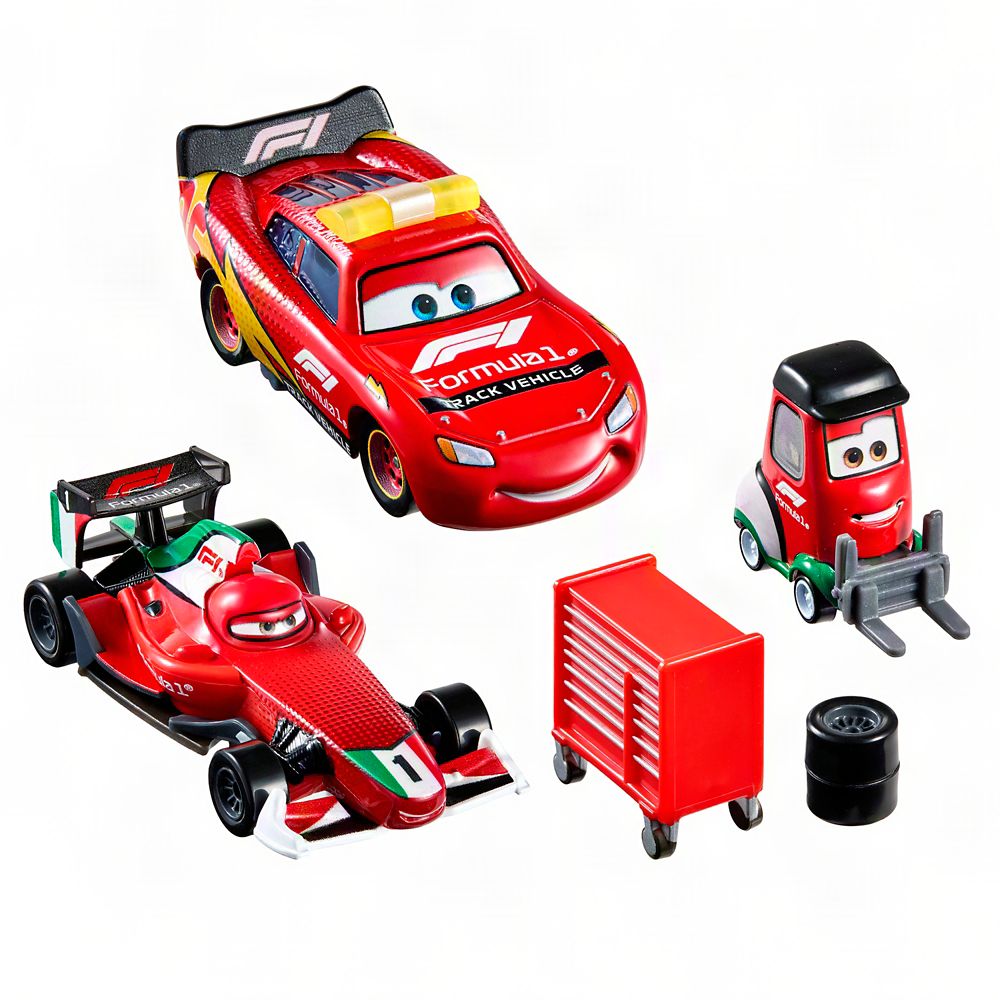Disney and Pixar's Cars with Formula 1&reg; Die Cast Set by Mattel