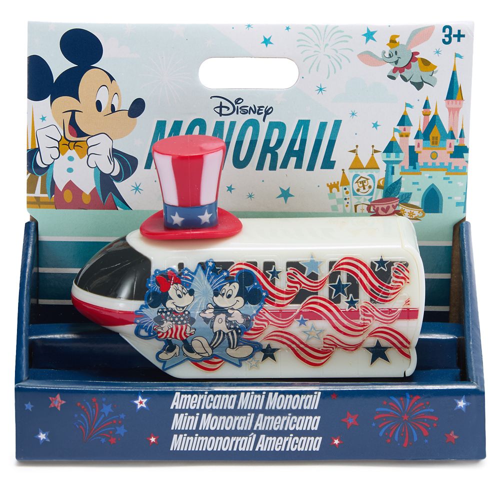 Mickey and Minnie Mouse Disney Parks American Mini Monorail