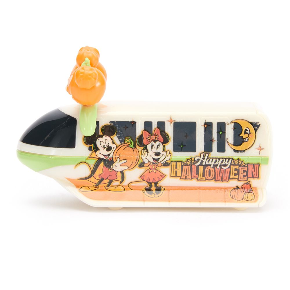 Mickey and Minnie Mouse Disney Parks Halloween Mini Monorail