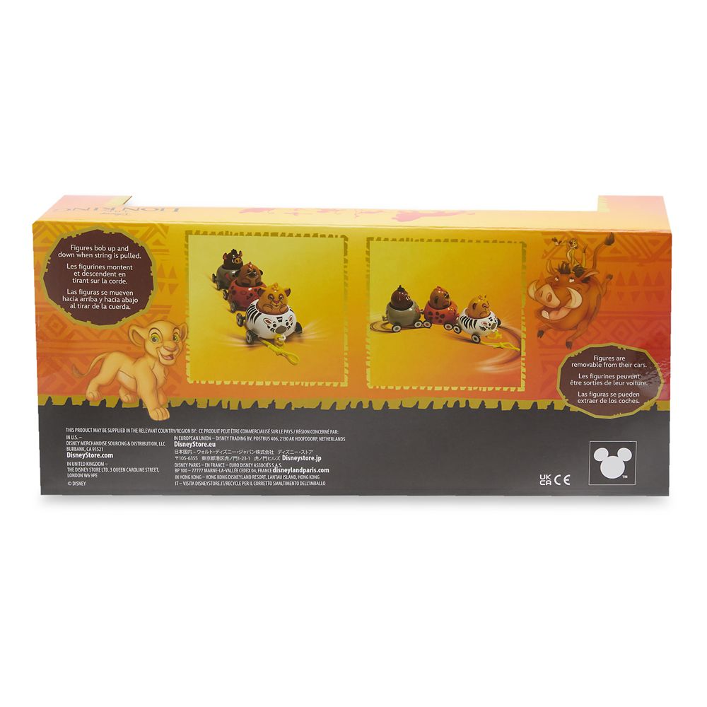 Simba, Timon and Pumbaa Pull Toy &ndash; Set of 3 &ndash; The Lion King