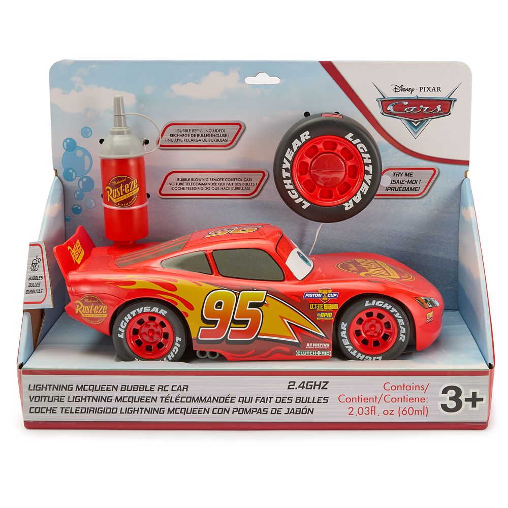 Lightning McQueen Bubble RC Car – Cars | Disney Store