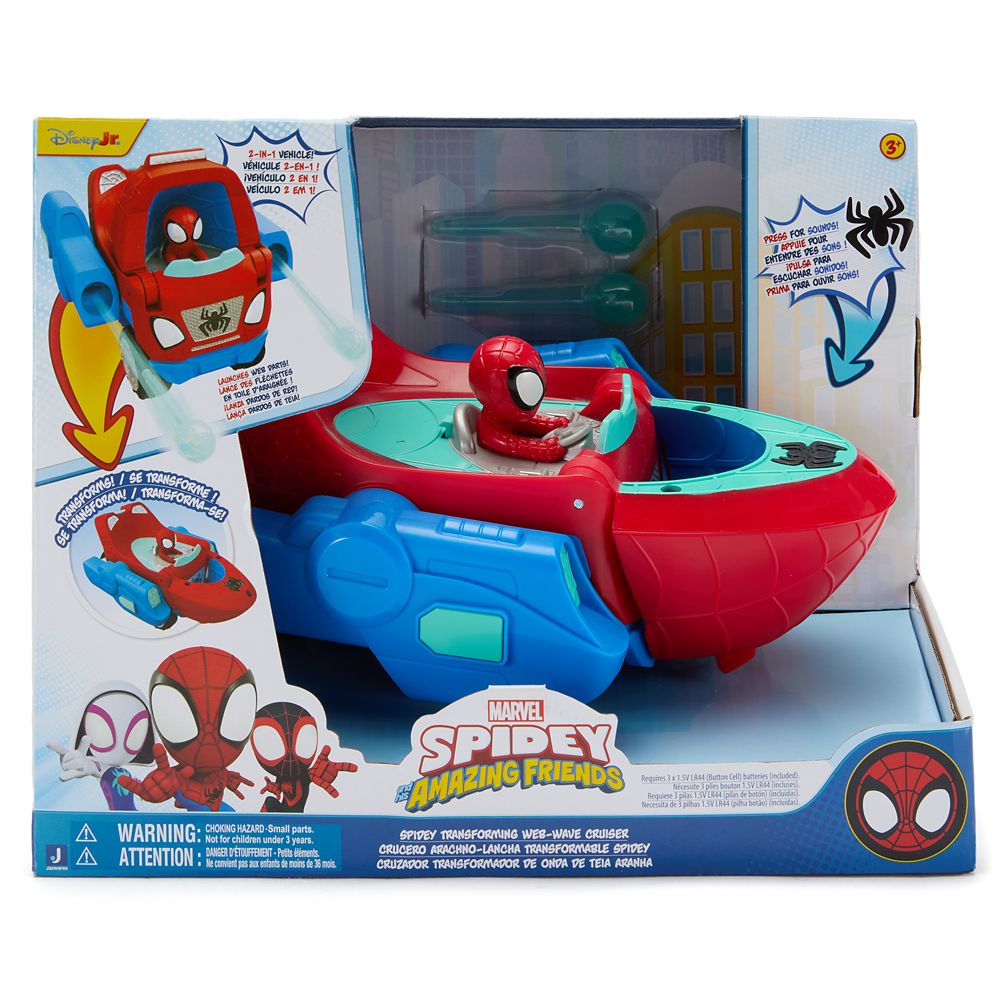 その他 Spidey Spidey Transforming Web-Wave Cruiser – Spidey and His