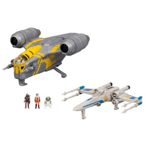 Фигурки Disney Star Wars: The Razor Crest and X-Wing Set – Micro Galaxy Squadron