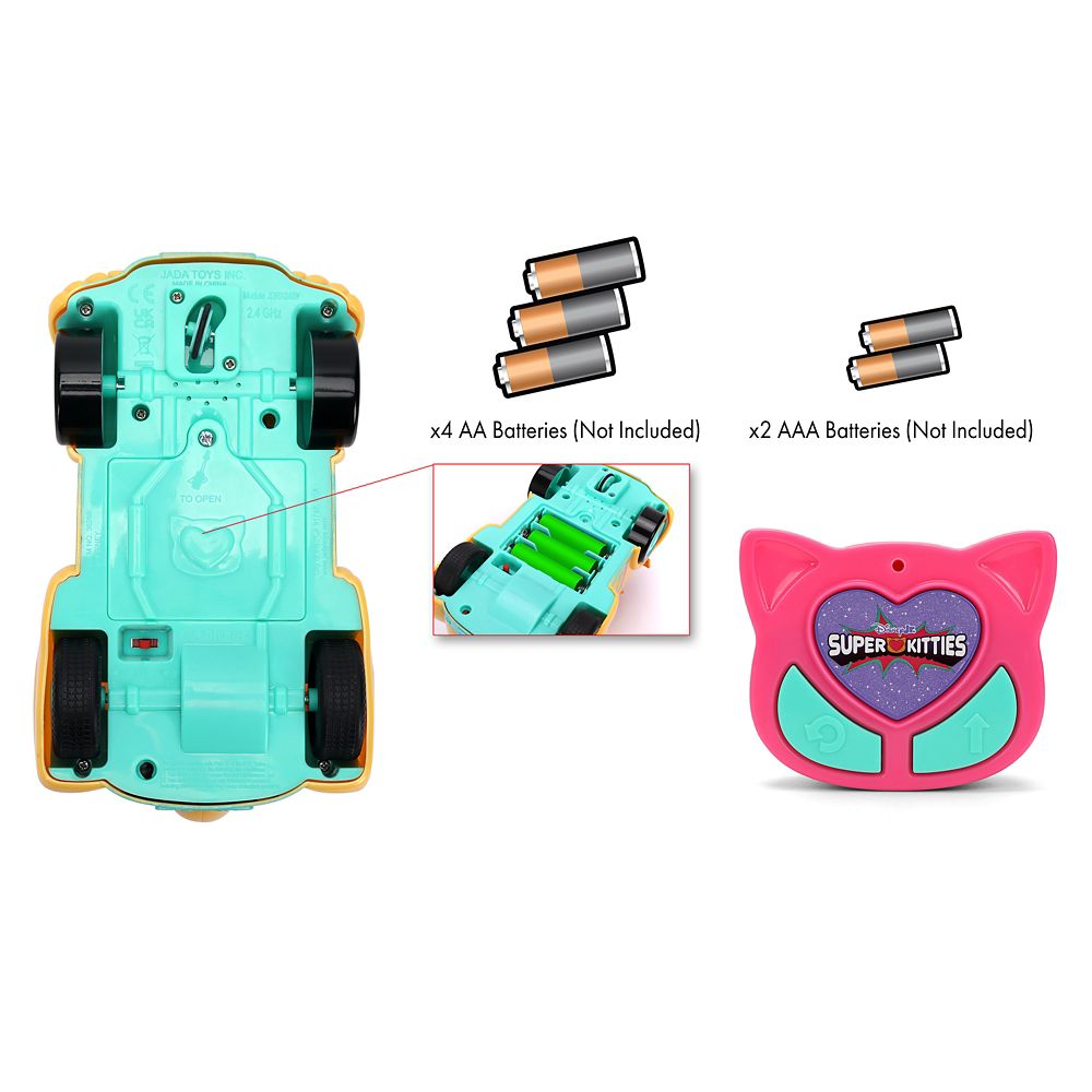 SuperKitties Remote-Control Car with Lights and Sound