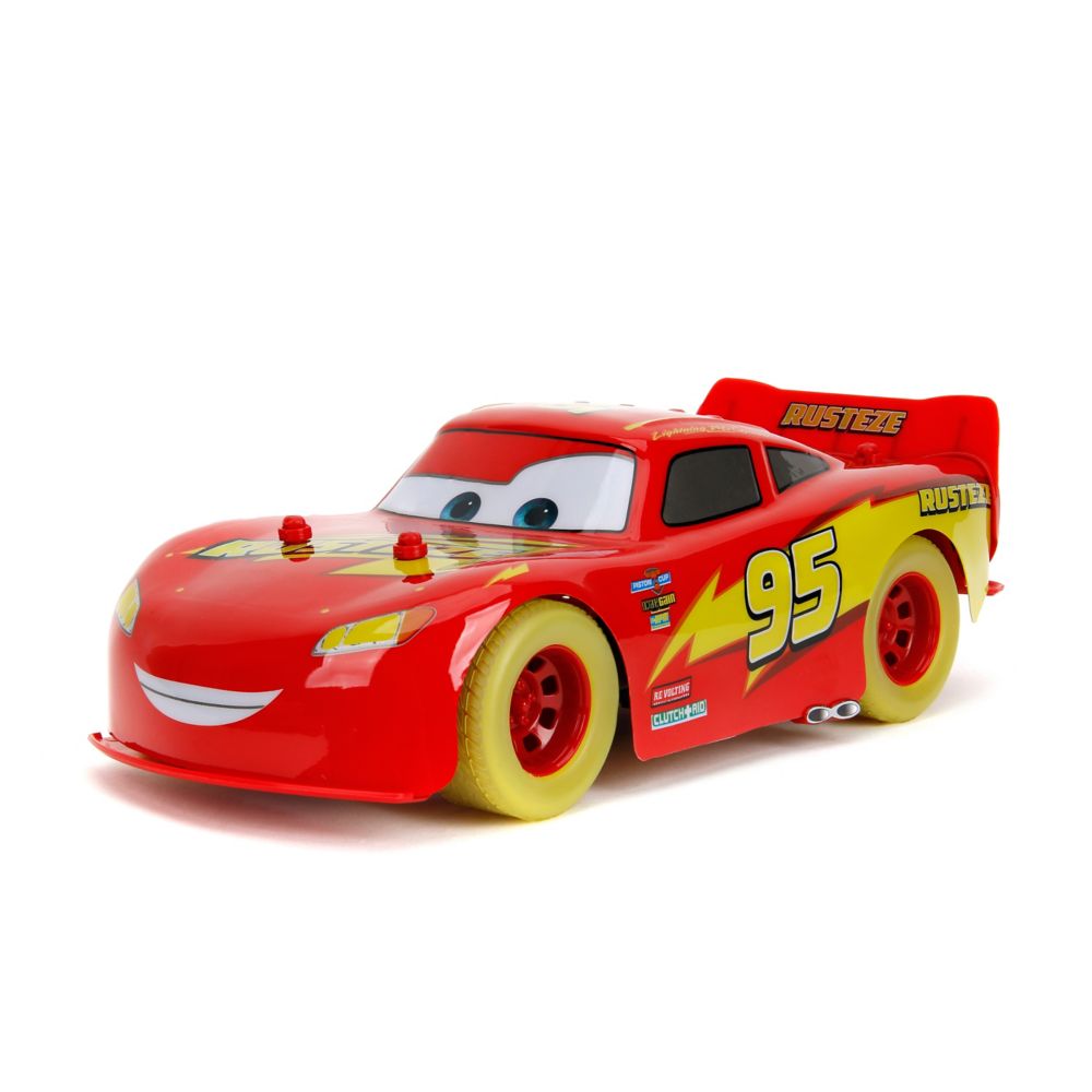 Lightning McQueen Glow Racers Light-Up Remote Control Vehicle &ndash; Cars
