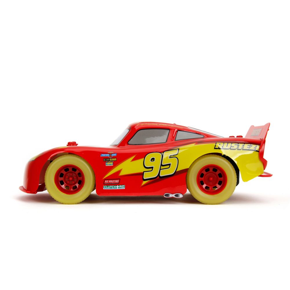 Lightning McQueen Glow Racers Light-Up Remote Control Vehicle &ndash; Cars