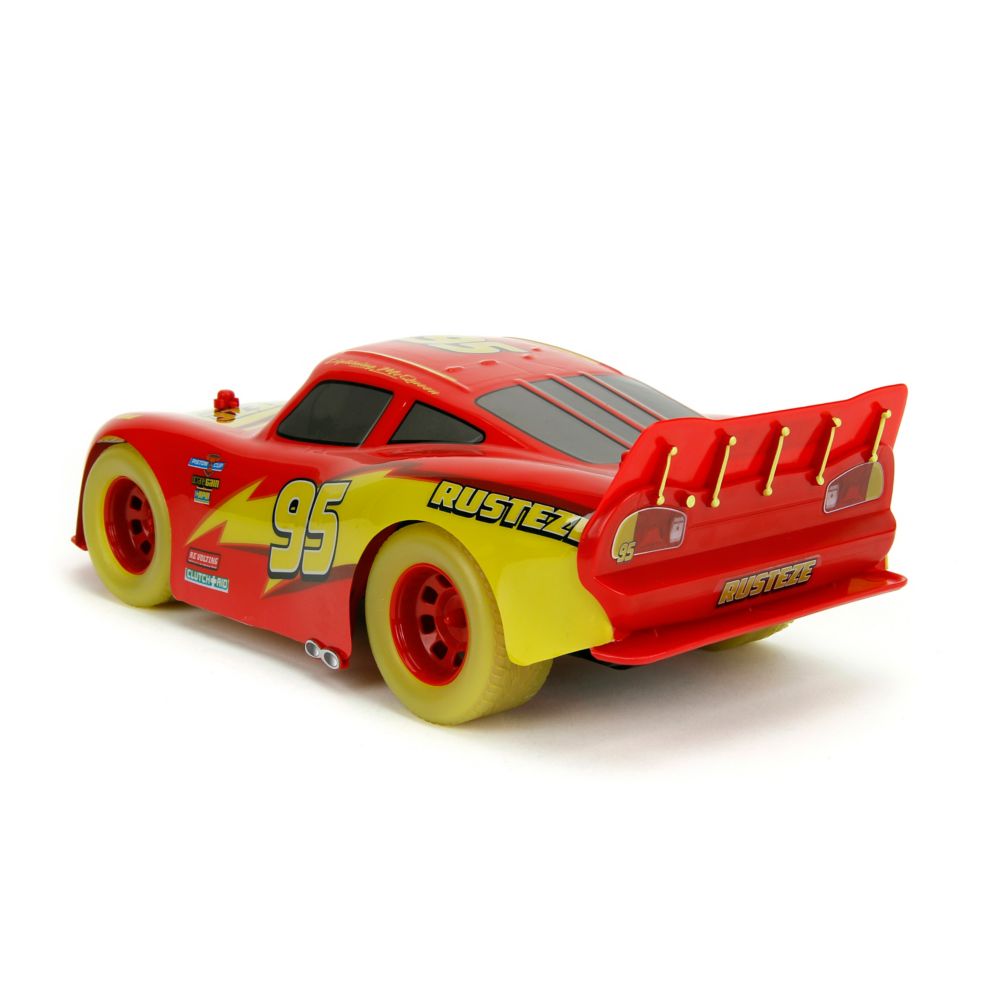 Lightning McQueen Glow Racers Light-Up Remote Control Vehicle &ndash; Cars