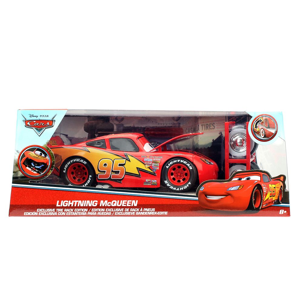 Lightning McQueen Die Cast Car &ndash; Tire Rack Edition &ndash; Cars