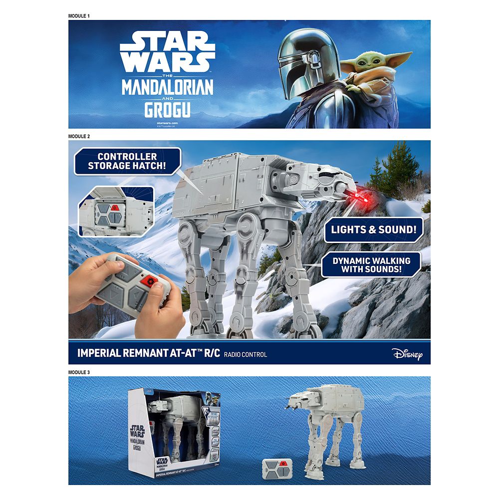 Imperial Remnant AT-AT Radio Control Figure - Star Wars The Mandalorian and Grogu