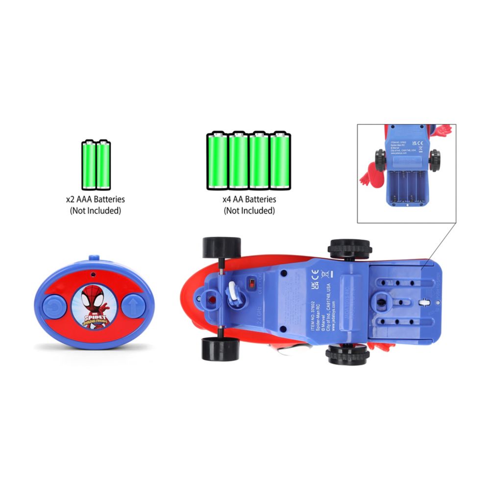 Spidey Skateboard Stunt RC Toy by Jada &ndash; Spidey and his Amazing Friends