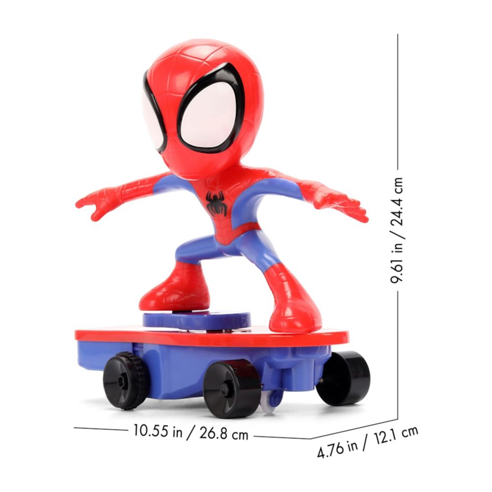 Spidey Skateboard Stunt RC Toy by Jada &ndash; Spidey and his Amazing Friends