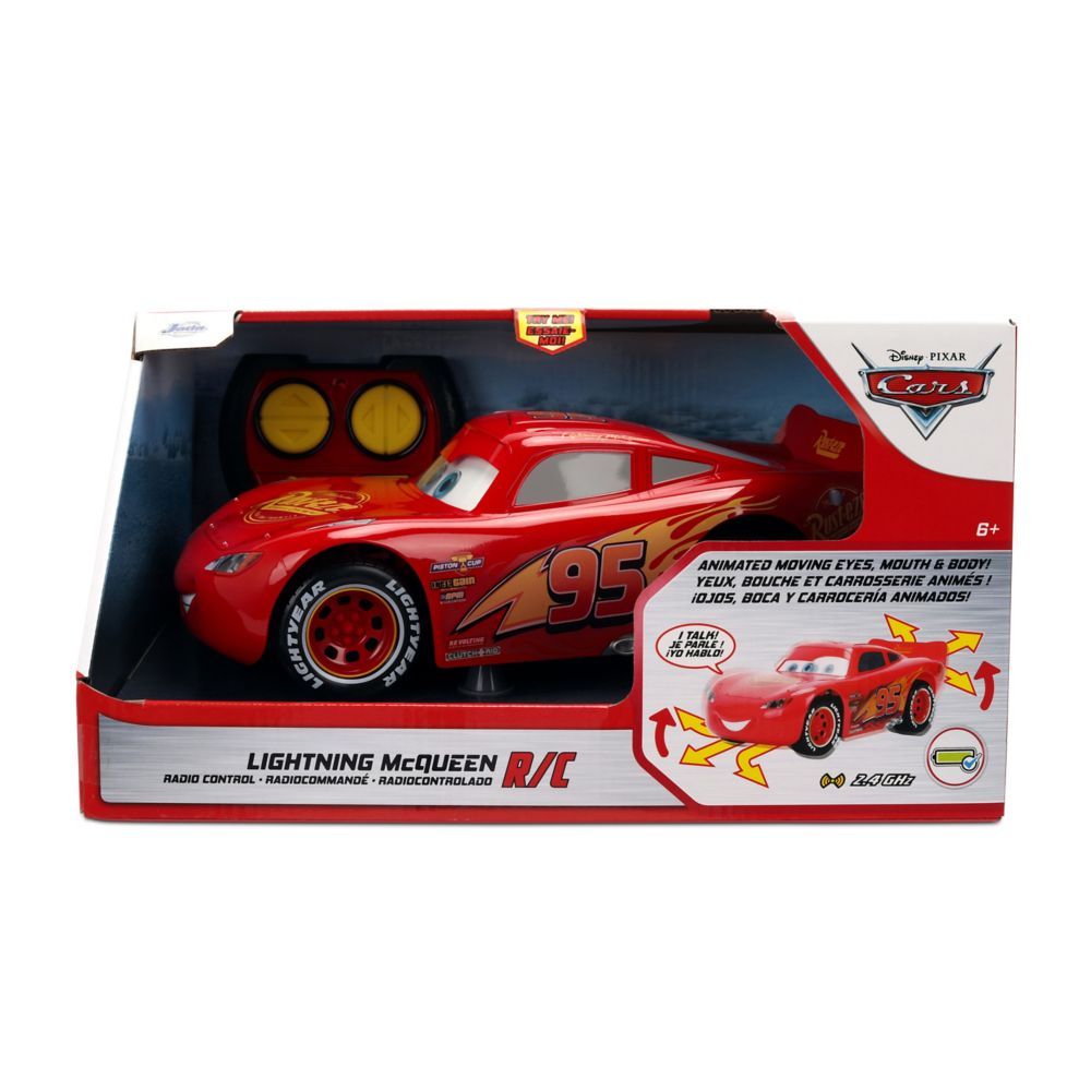 Lightning McQueen RC Animated Vehicle by Jada &ndash; Cars